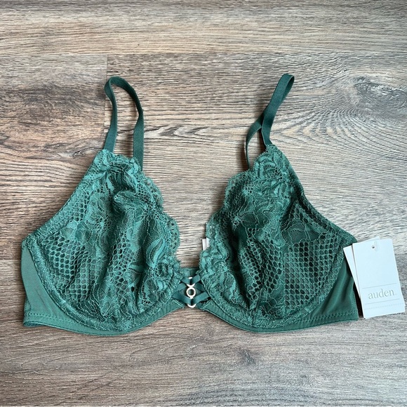 Auden Green Lace Underwire Bra - Picture 1 of 5